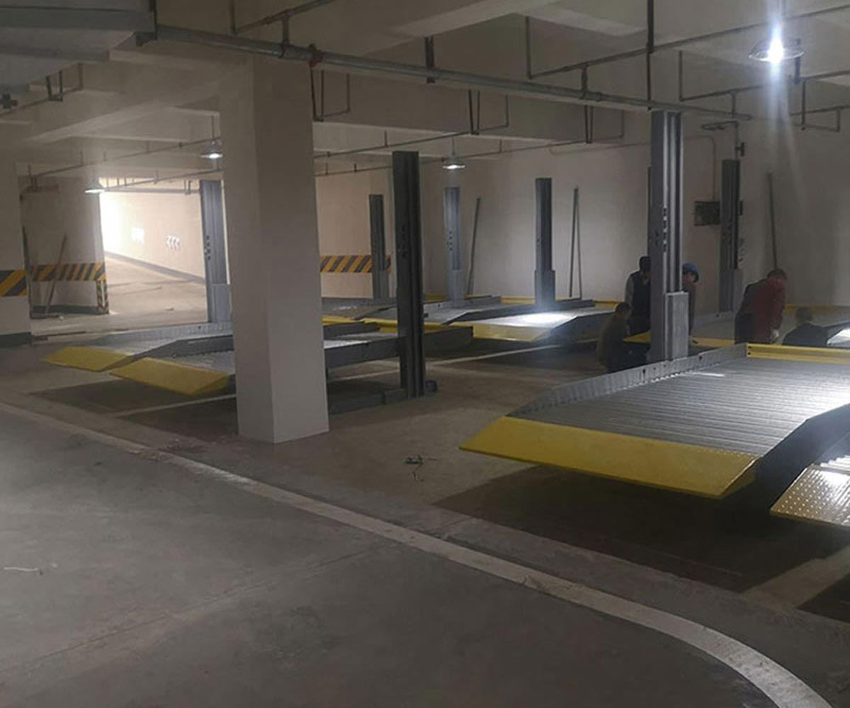 大英兩柱升降式機械式立體車庫出租