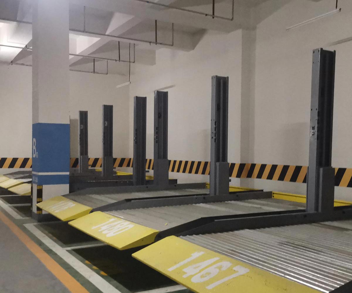 溫江兩層機械停車場安裝