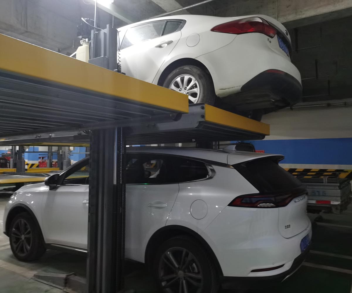 地下室四柱機(jī)械立體停車(chē)設(shè)備 地下室四柱機(jī)械立體停車(chē)設(shè)備