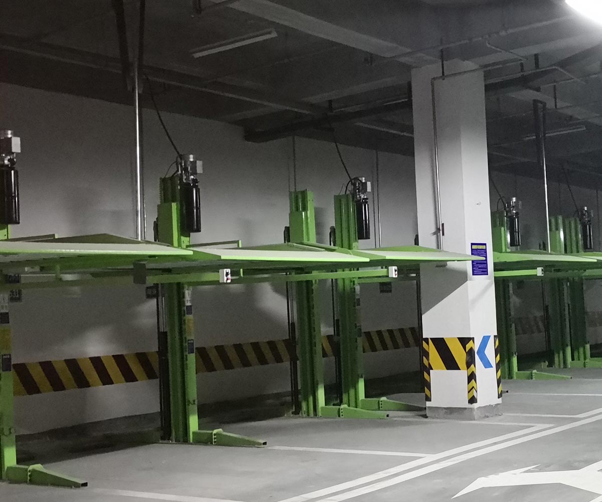 自流井地下室二層簡(jiǎn)易式機(jī)械停車