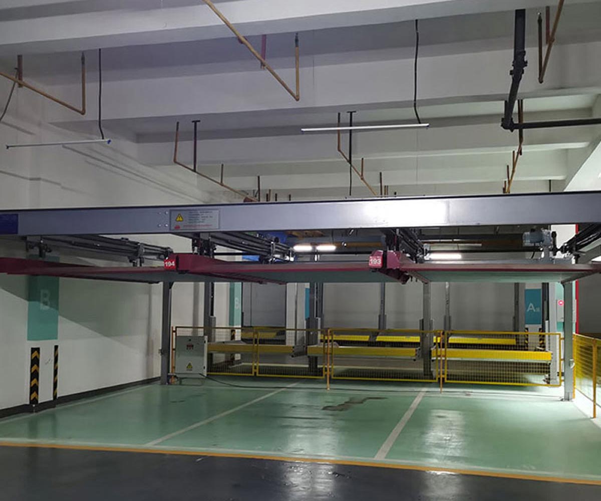 沅江PSH二層升降橫移類停車設(shè)備（負(fù)一正一地坑式）技術(shù)參數(shù)