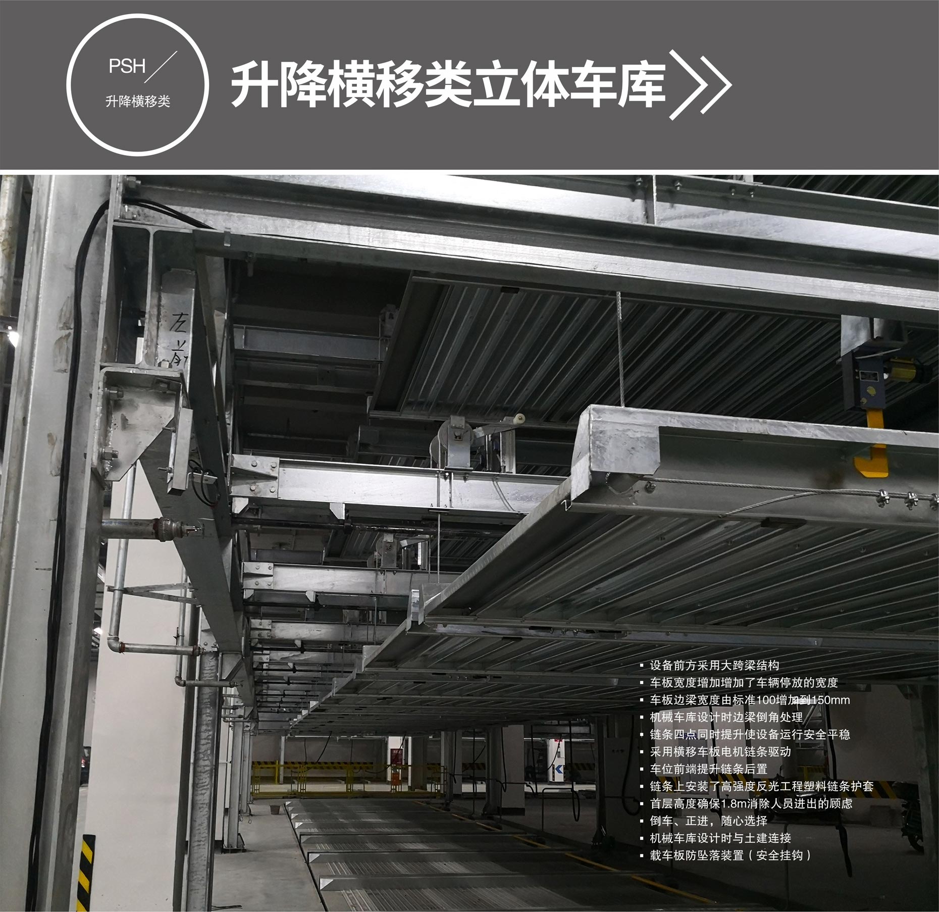 兩柱停車(chē)立體車(chē)庫(kù)出租升降橫移式立體車(chē)庫(kù)